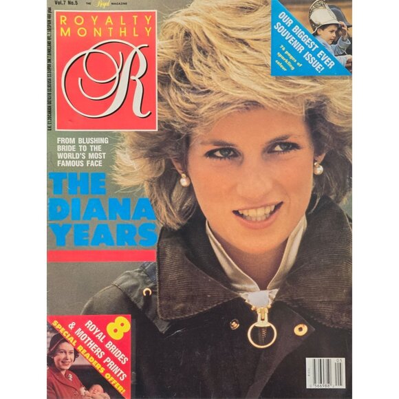 Royalty Monthly Magazine Volume 7 Number 5 The Diana Years 1988 February - Picture 1 of 13